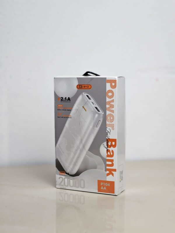 POWER BANK 20.000 mAh 2.1A HIGH CONVERSION RATE - Imagem 2