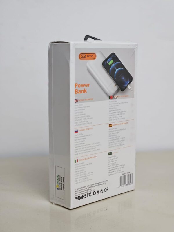 POWER BANK 20.000 mAh 2.1A HIGH CONVERSION RATE - Imagem 5